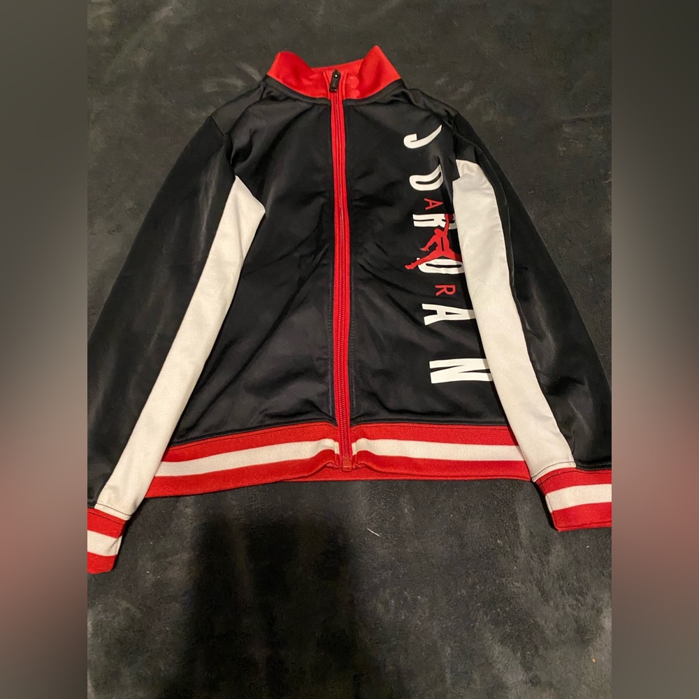 Boys Jordan zip ups and sweats
